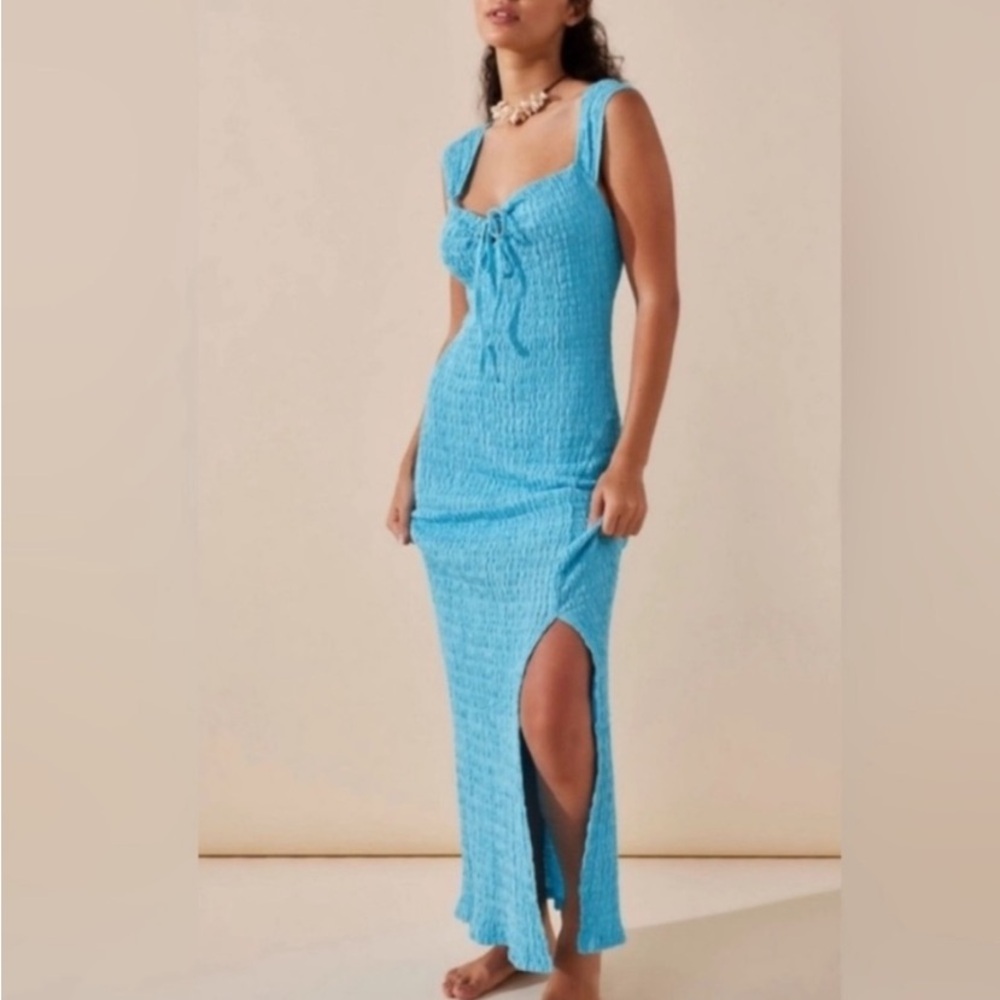 Free People Blue Maxi Dress